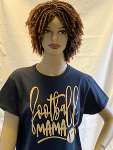 Black Football Mama Shirt